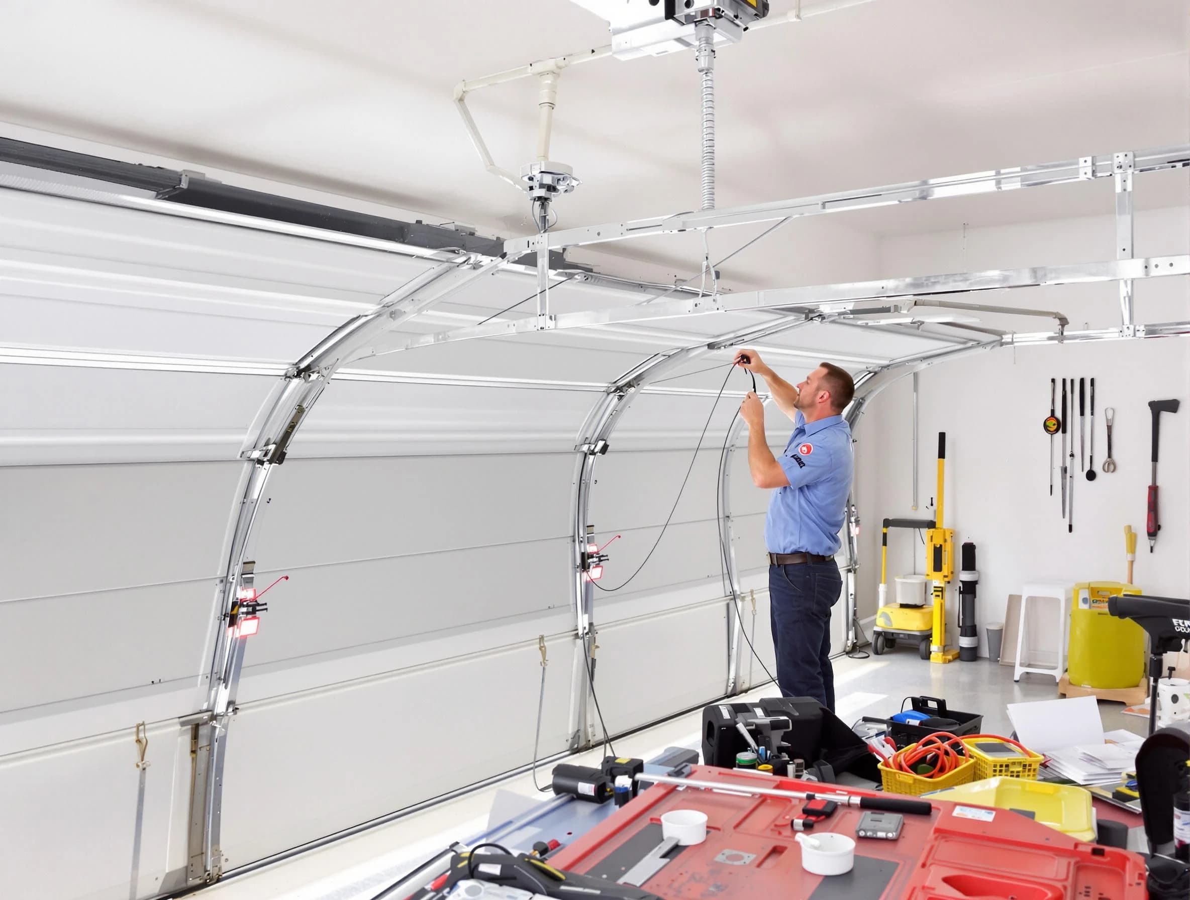 Garage door cable repair service by Richland Garage Door Repair in Richland