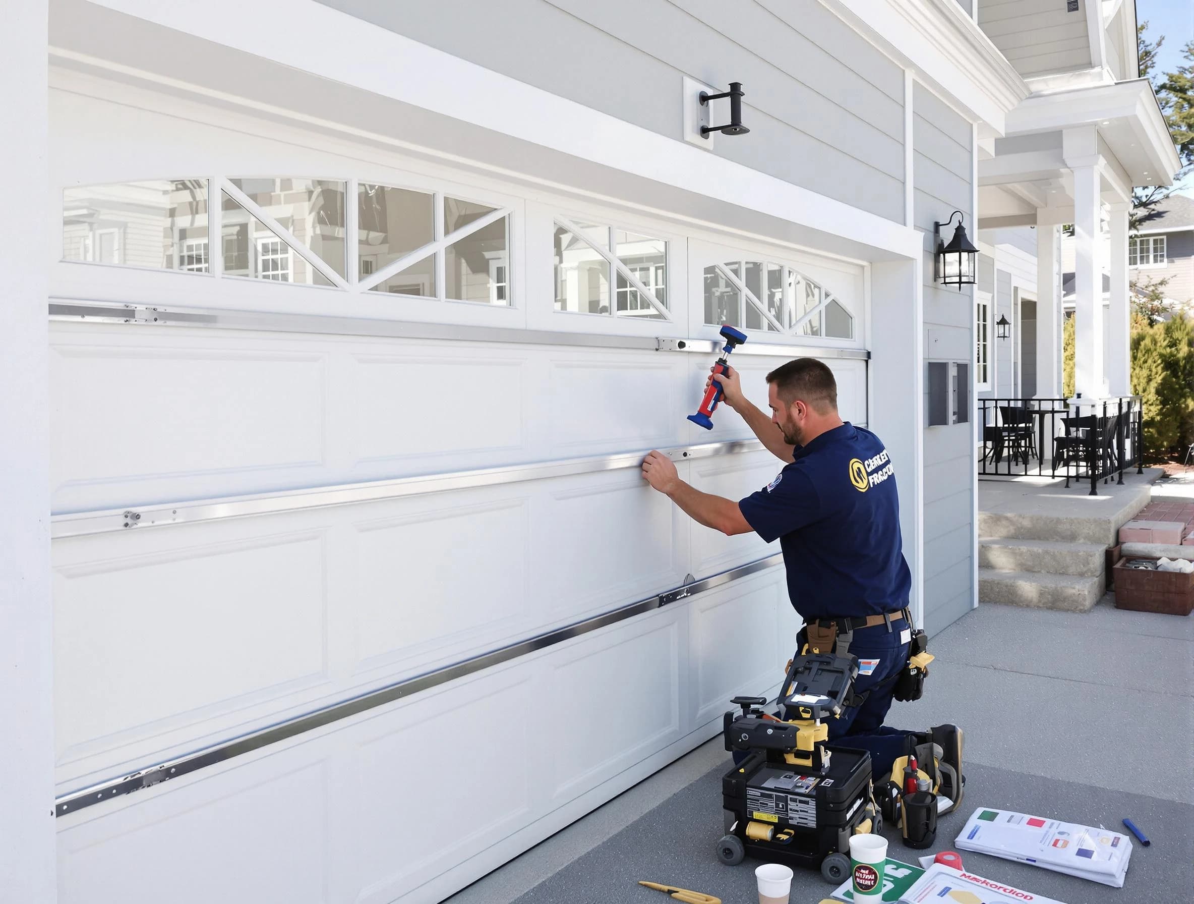 Professional garage door installation by Richland Garage Door Repair in Richland
