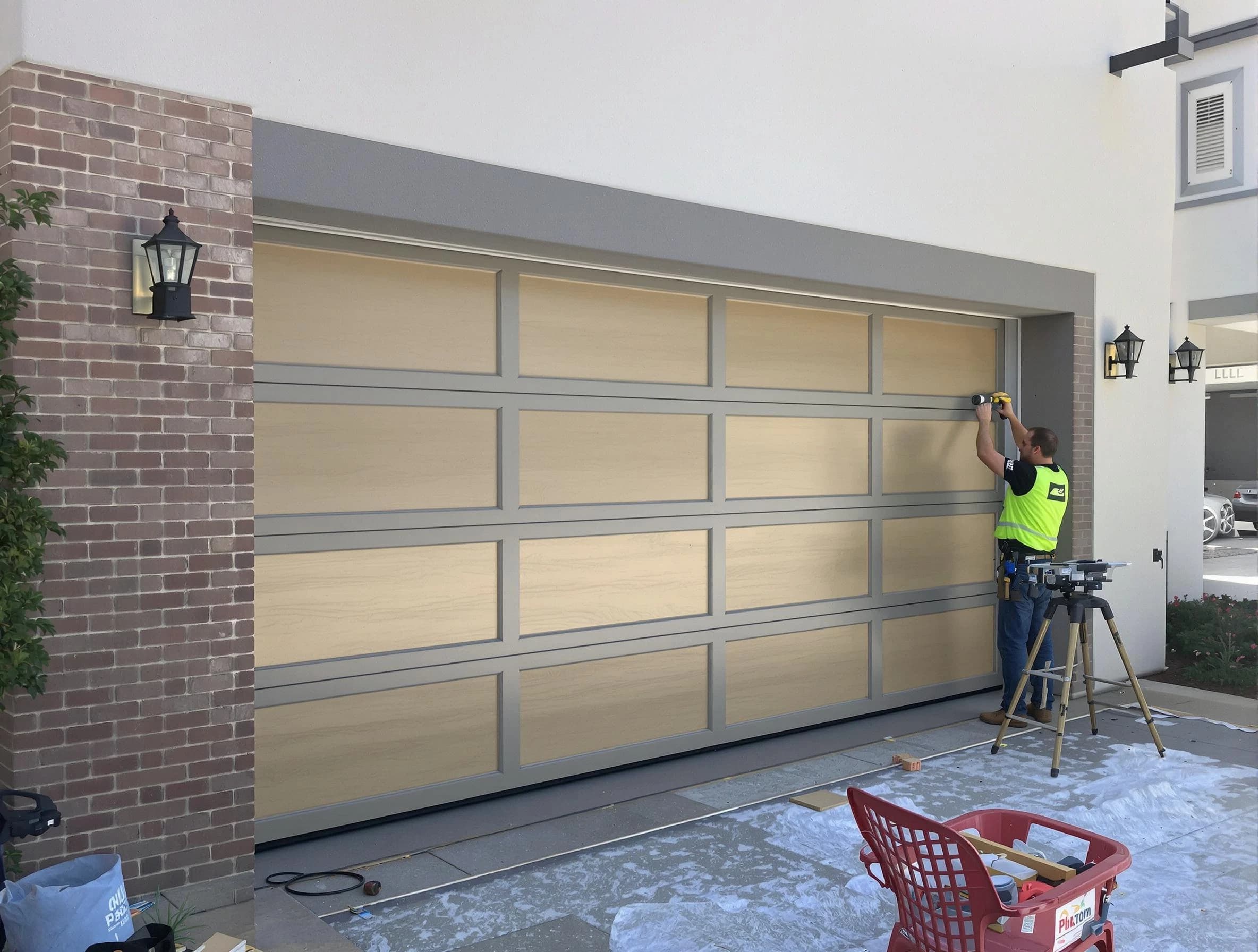 Garage door replacement service by Richland Garage Door Repair in Richland
