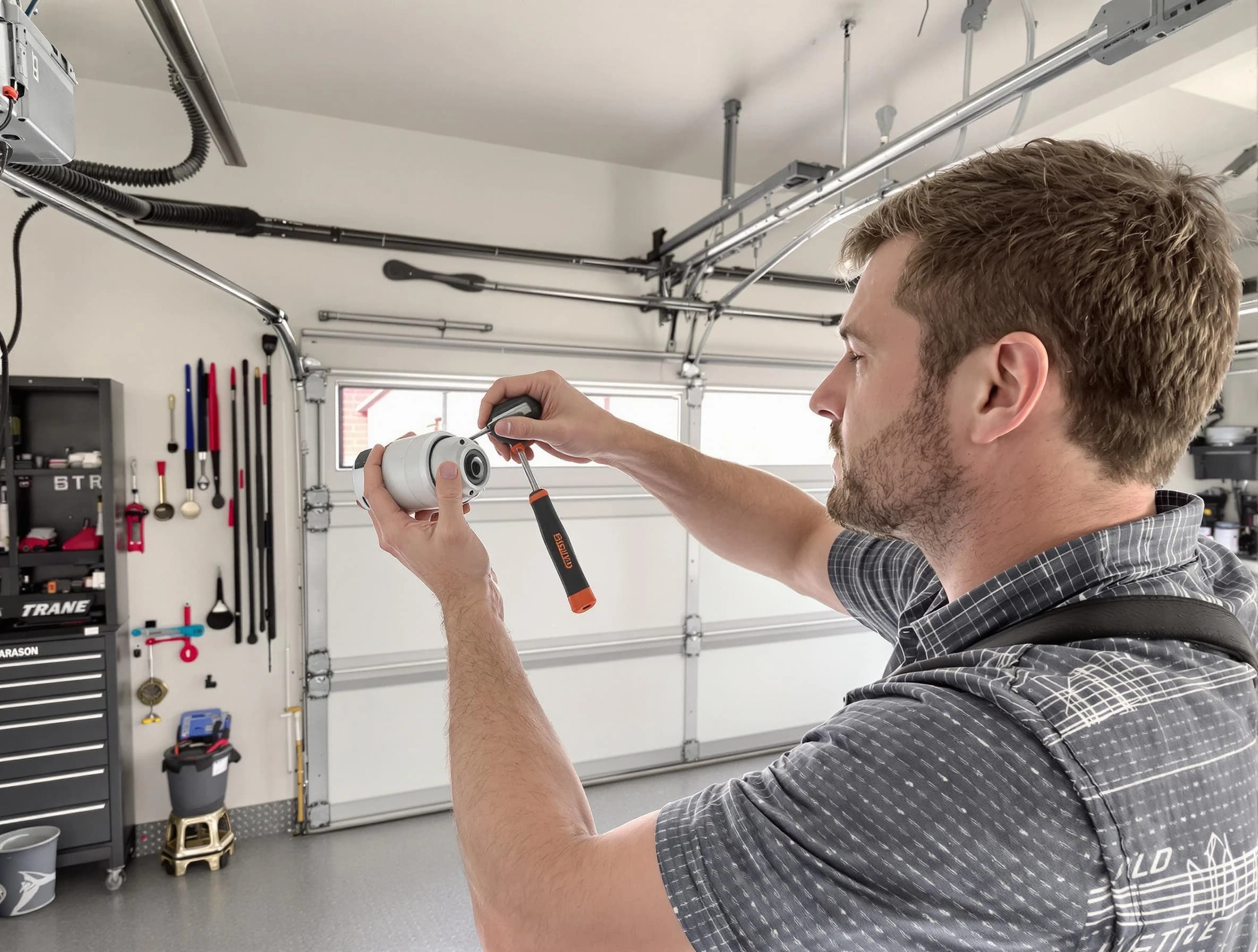 Garage door opener repair service by Richland Garage Door Repair in Richland