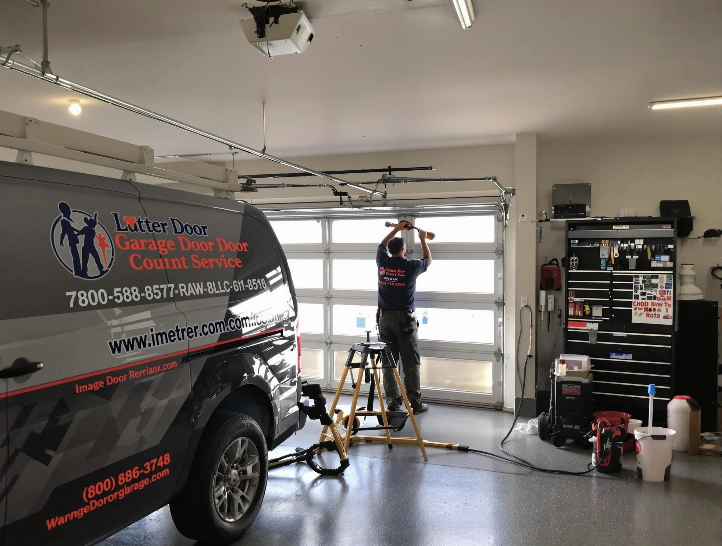 Richland Garage Door Repair rapid response team performing same-day repair in Richland