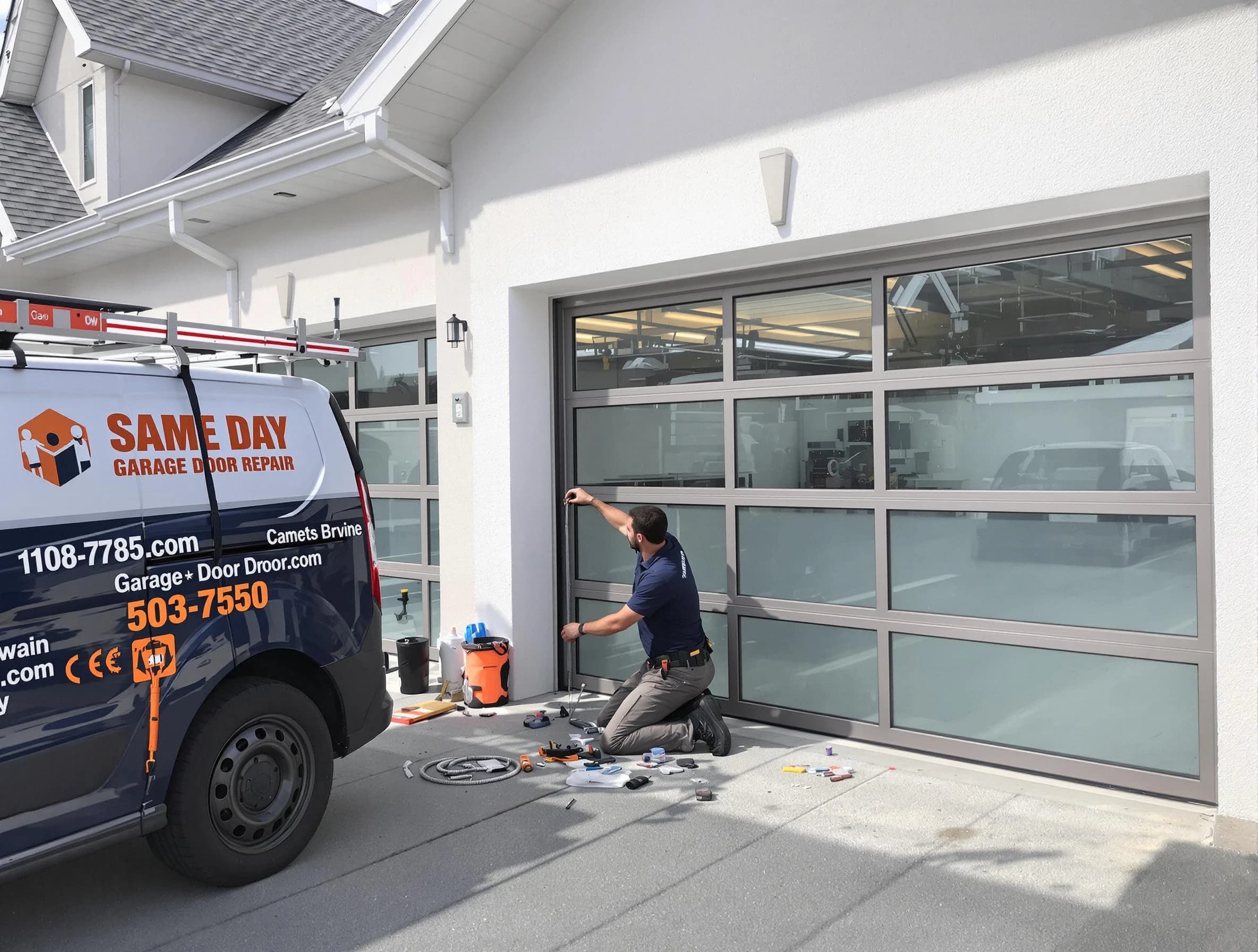 Same-day garage door repair service by Richland Garage Door Repair in Richland