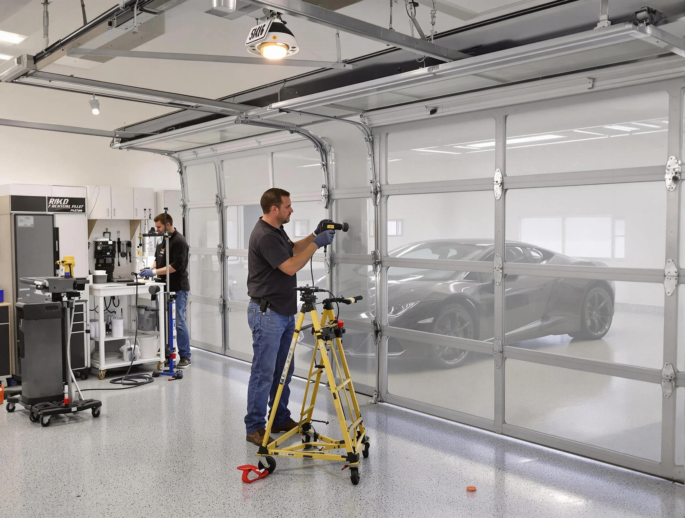 Garage Door Dents Repair in Richland