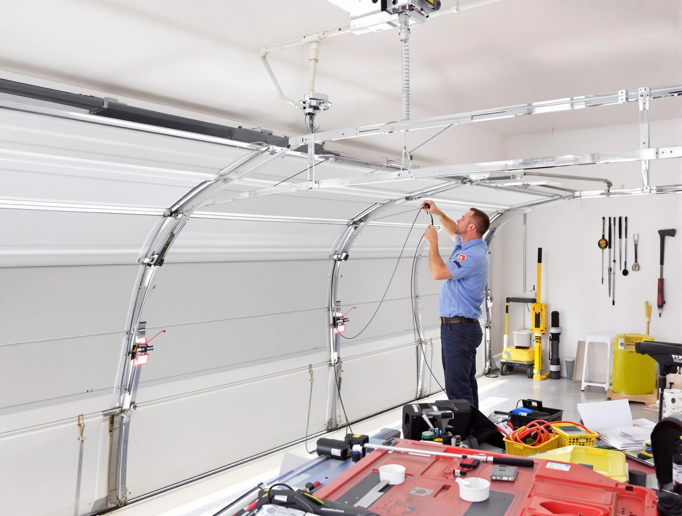 Garage door cable repair service by Richland Garage Door Repair in Richland