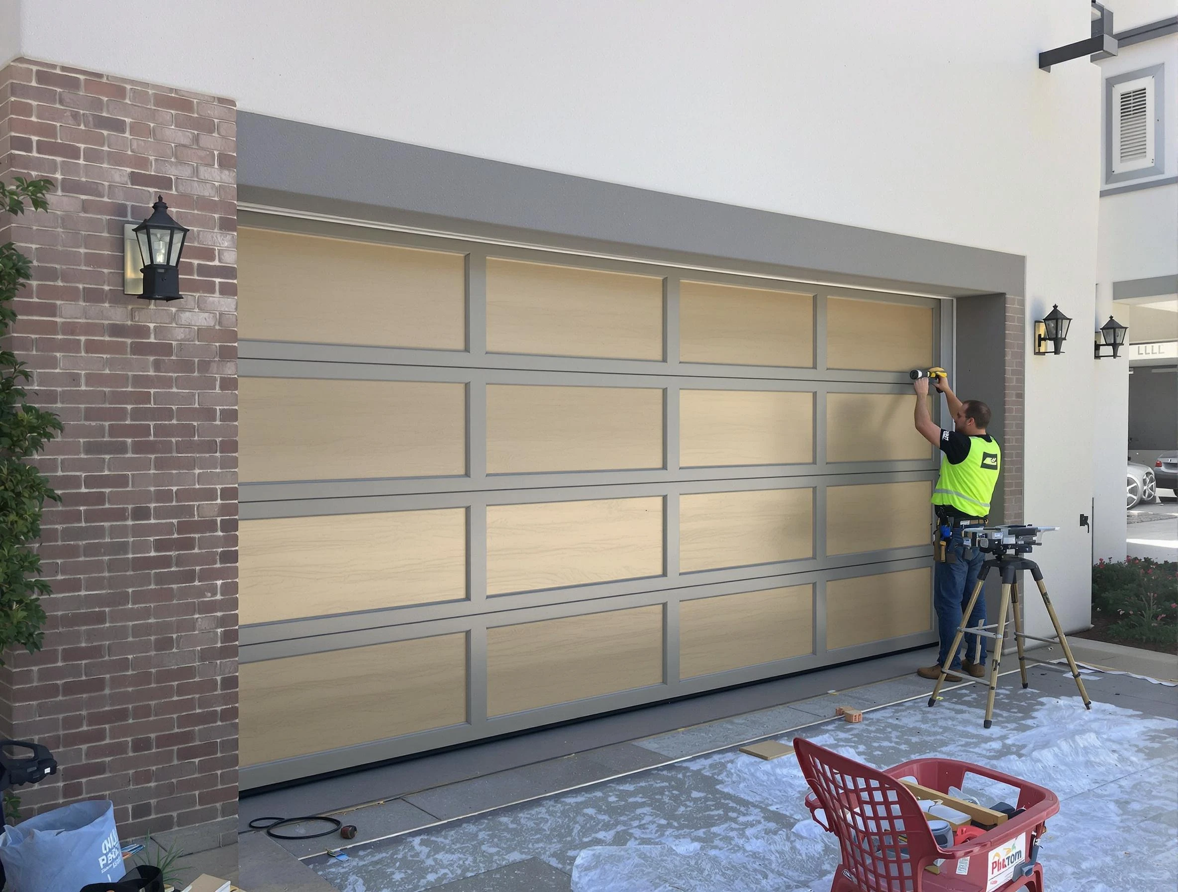 Garage door replacement service by Richland Garage Door Repair in Richland