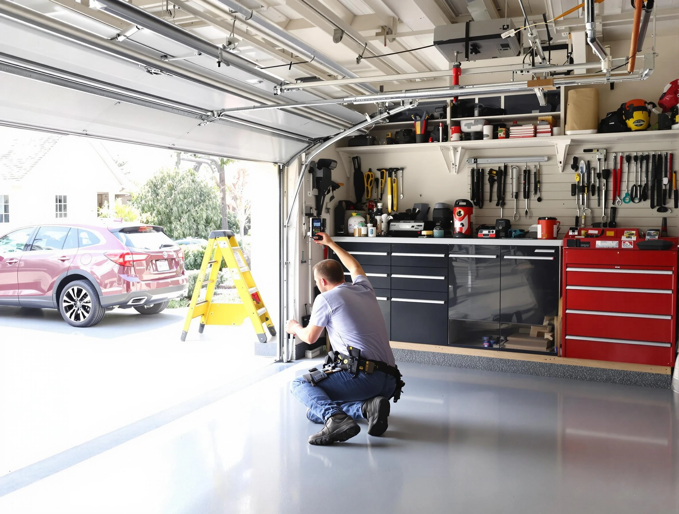 Local garage door repair service by Richland Garage Door Repair in Richland