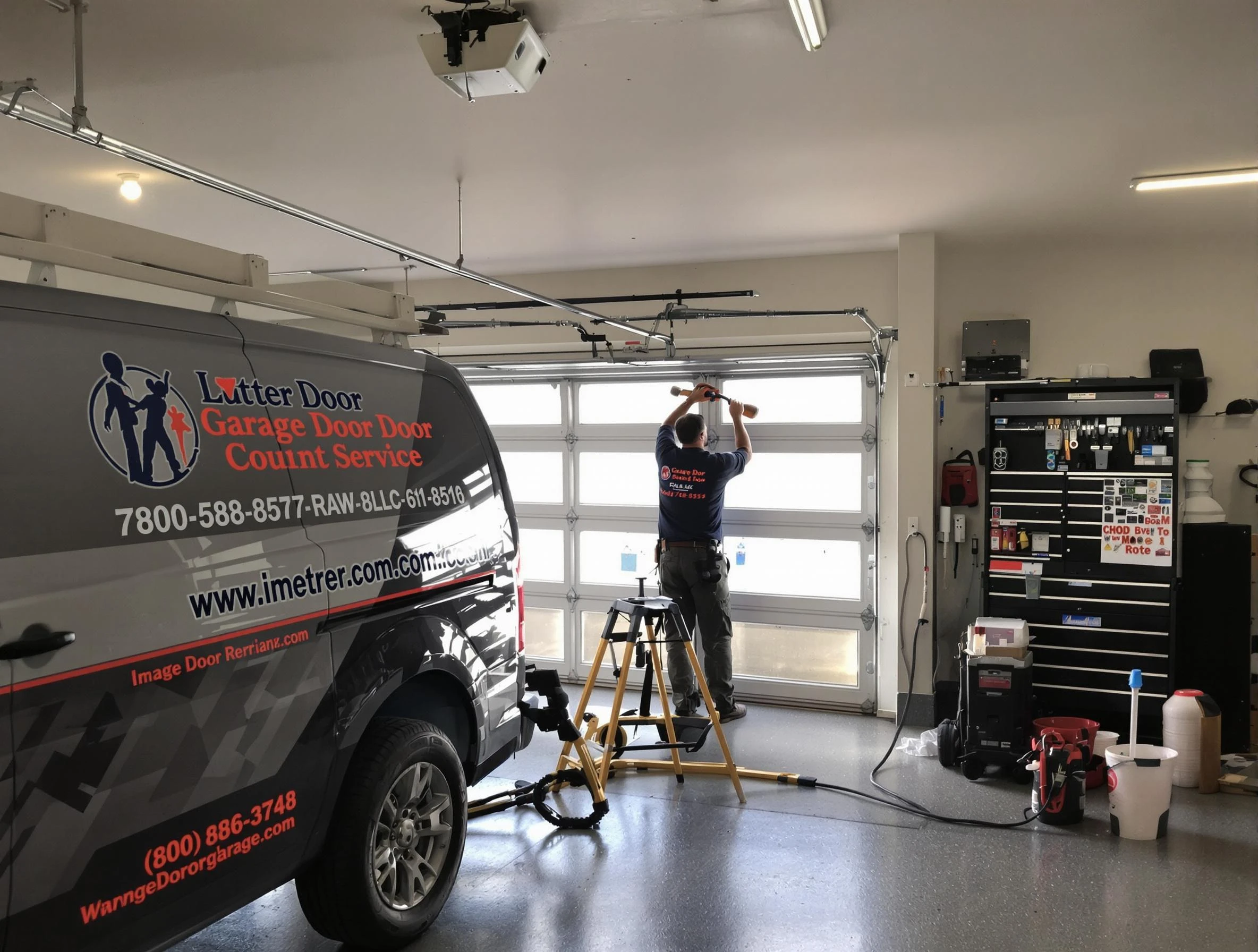 Richland Garage Door Repair rapid response team performing same-day repair in Richland