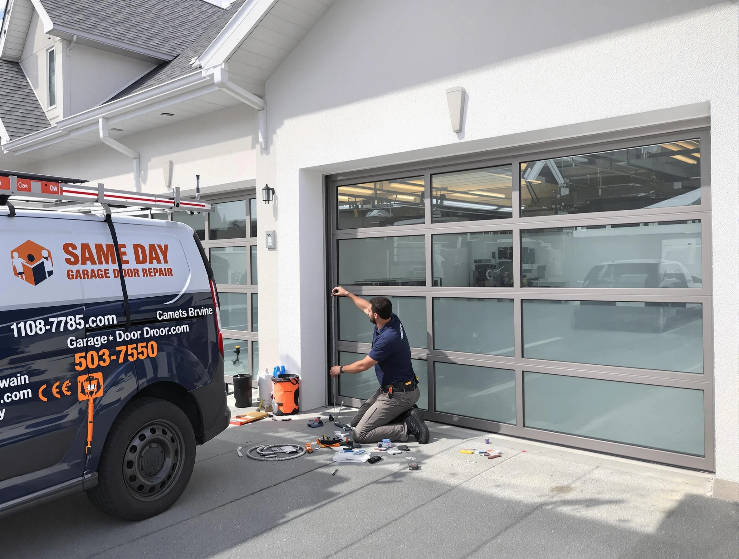 Same-day garage door repair service by Richland Garage Door Repair in Richland